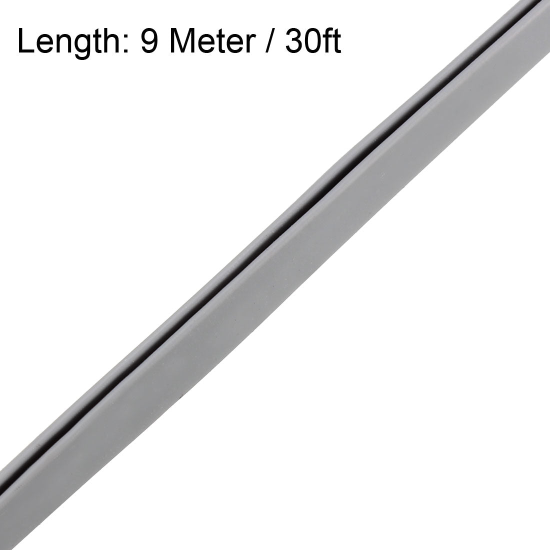 uxcell Uxcell Edge Trim U Seal Grey PVC Fits 3/64"- 5/64"Edge 30 Feet Length 15/32"Height