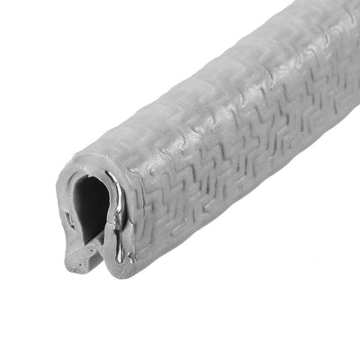 Harfington Uxcell Edge Trim, U-Seal PVC Plastic U Channel Edge Protector