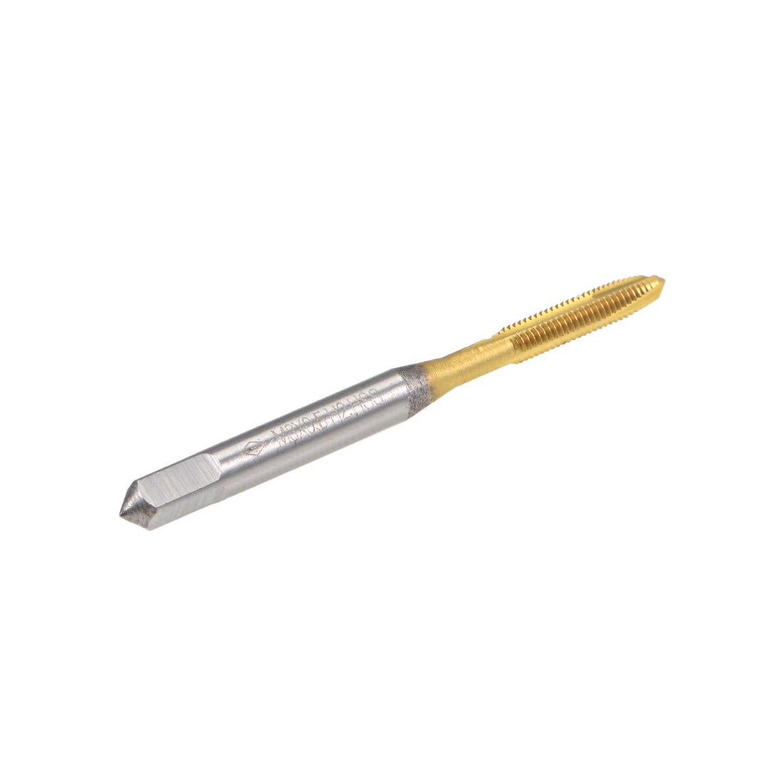 uxcell Uxcell Spiral Point Threading Tap M3 Thread 0.5 Pitch Titanium Coated HSS