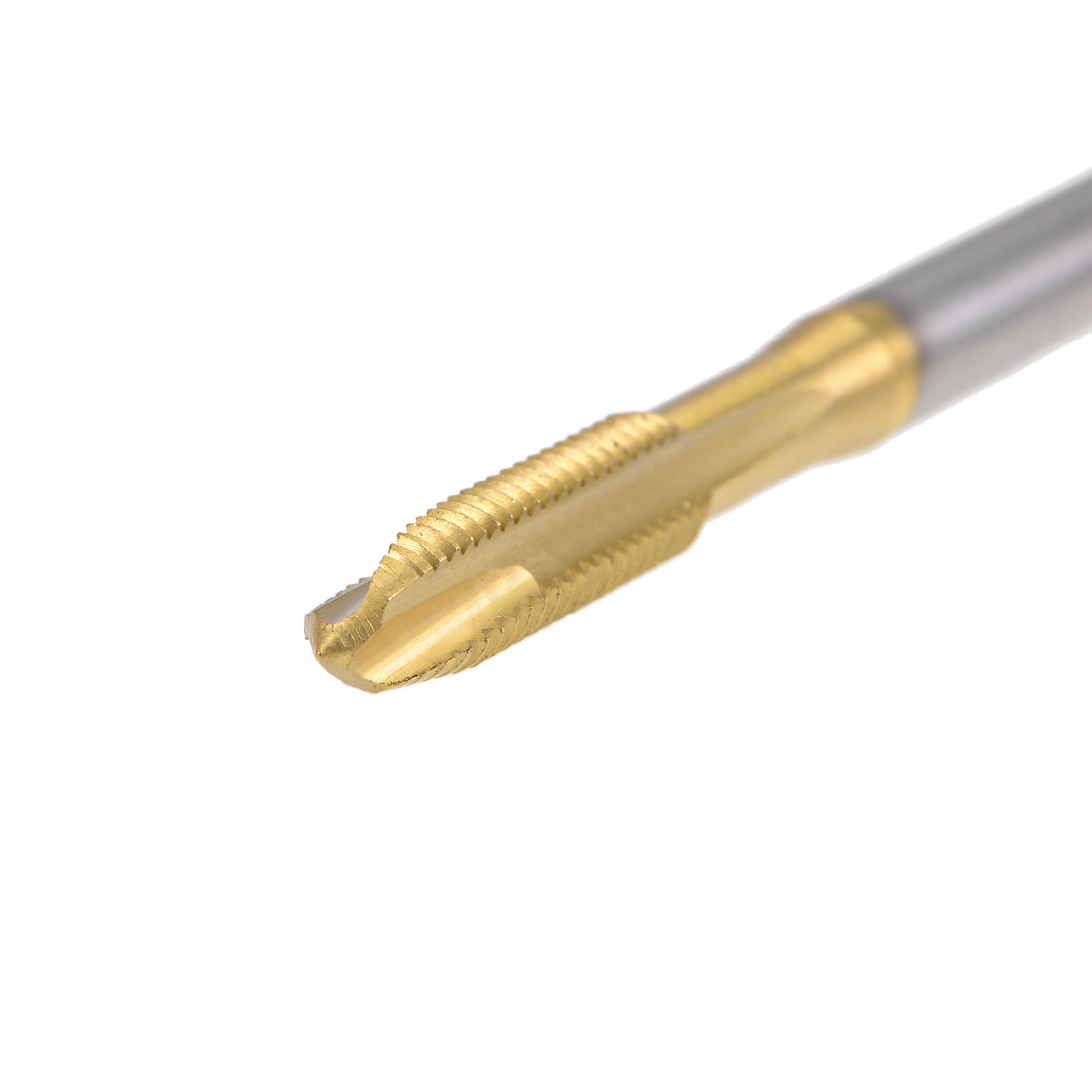uxcell Uxcell Spiral Point Threading Tap M5 Thread 0.8 Pitch Titanium Coated HSS