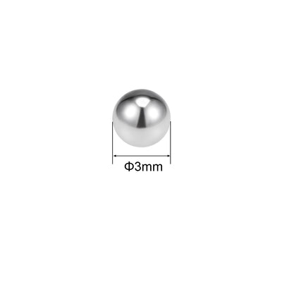 Harfington Uxcell Bearing Balls Metric 304 Stainless Steel G100 Precision Balls Hardware
