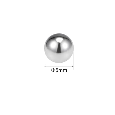 Harfington Uxcell 4.5mm Bearing Balls 304 Stainless Steel G100 Precision Balls 200pcs