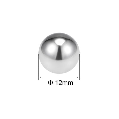 Harfington Uxcell 20mm Bearing Balls 304 Stainless Steel G100 Precision Balls 5pcs