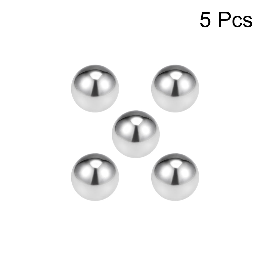 Uxcell Uxcell 20mm Bearing Balls 304 Stainless Steel G100 Precision Balls 5pcs