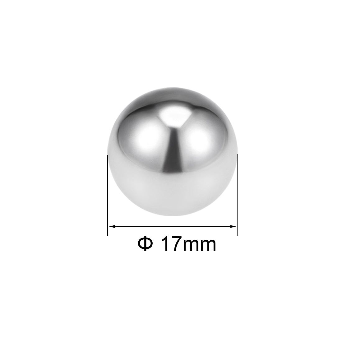 Uxcell Uxcell 20mm Bearing Balls 304 Stainless Steel G100 Precision Balls 5pcs