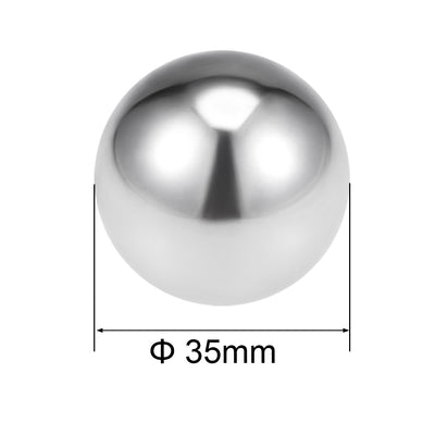 Harfington Uxcell 14mm Bearing Balls 304 Stainless Steel G100 Precision Balls 2pcs