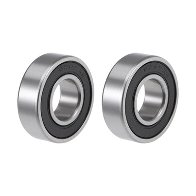uxcell Uxcell 6202-5/8-2RS Deep Groove Ball Bearing 5/8"x35mmx11mm Sealed Z2 Lever Bearings 2pcs