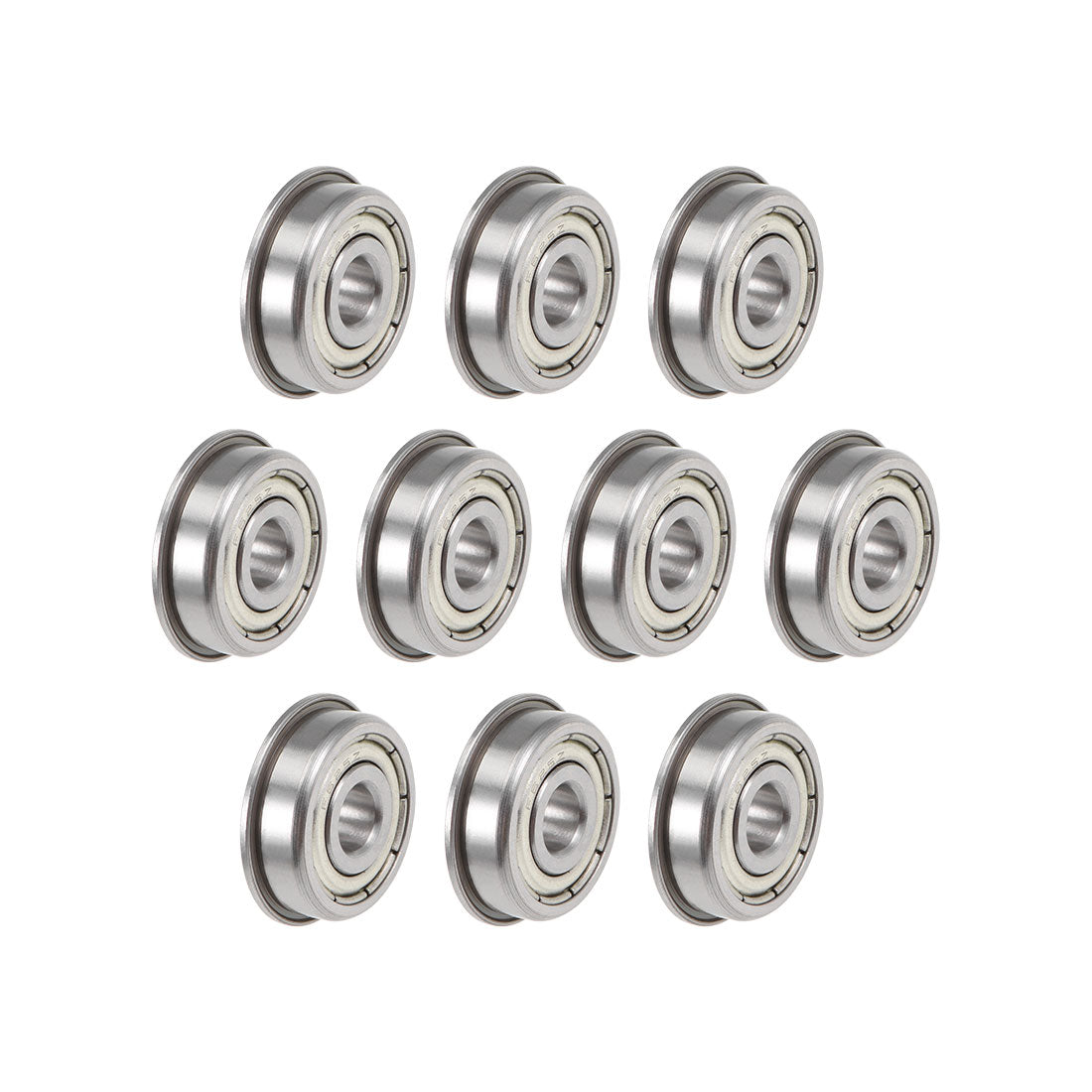 uxcell Uxcell Flange Ball Bearings Double Shield Chrome Bearing