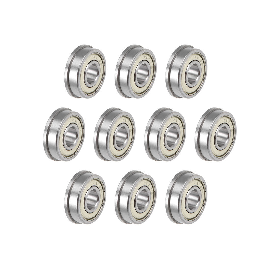 uxcell Uxcell Flange Ball Bearings Double Shield Chrome Bearing