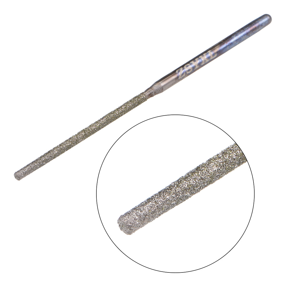 uxcell Uxcell Mini Diamond burrs Grinding Drill Bits Rotary Tool Shank Cylindrical Ball Tools