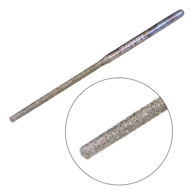 Harfington Uxcell Mini Diamond burrs Grinding Drill Bits Rotary Tool Shank Cylindrical Ball Tools