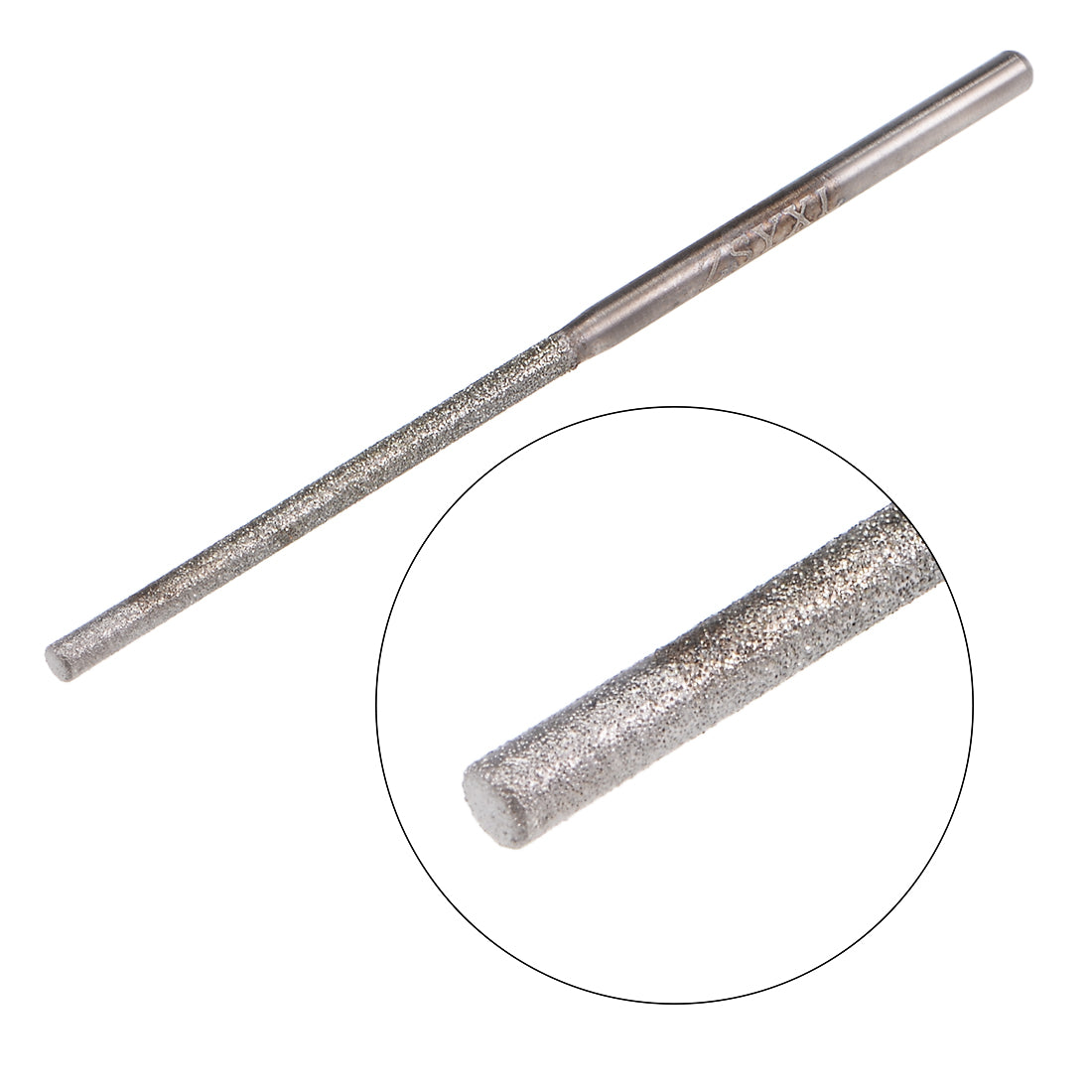 uxcell Uxcell Mini Diamond burrs Grinding Drill Bits for Rotary Tool Shank Cylindrical Ball