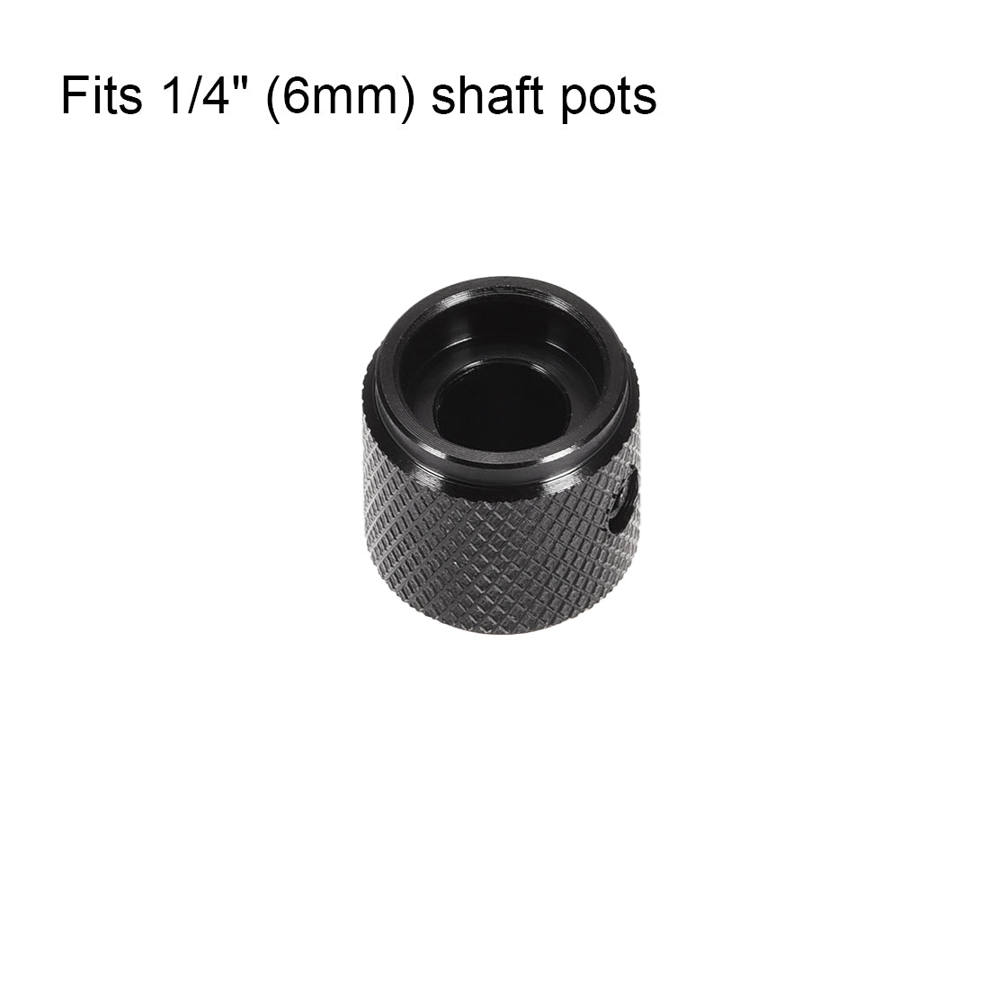 Uxcell Potentiometer Knobs Black Aluminum Volume Control Knob Amplifier