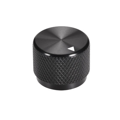 uxcell Uxcell Potentiometer Finish Black Aluminum Volume Control Knob for Amplifier Guitar