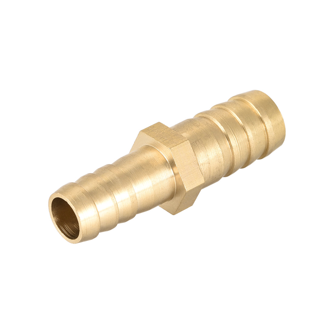 Uxcell Uxcell Straight Brass Barb Fitting Reducer, Fit Hose ID 12mm to 6mm 3pcs