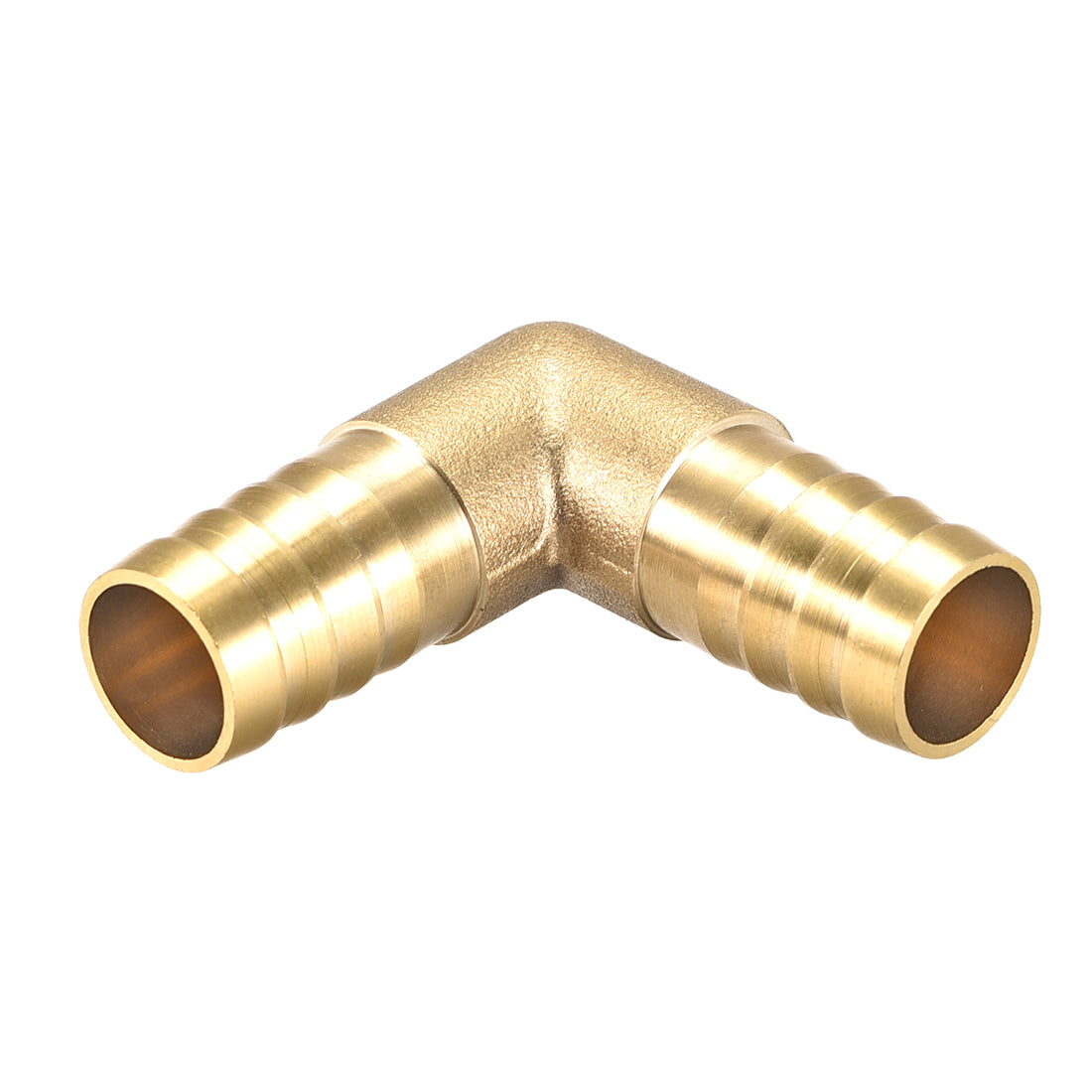Uxcell Uxcell 12mm Barb Brass Hose Fitting 90 Degree Elbow Pipe Connector Coupler Tubing