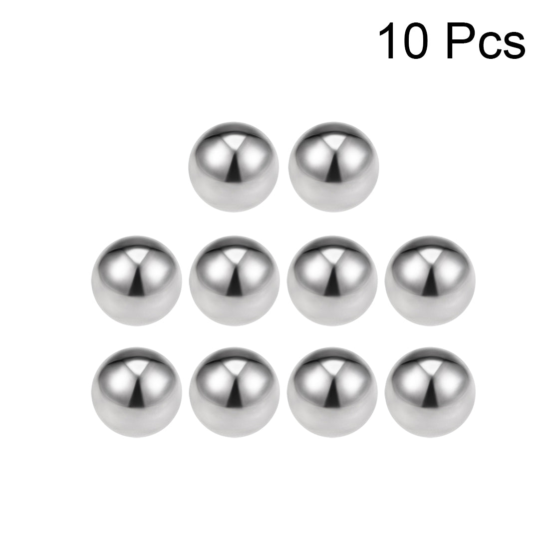 Uxcell Uxcell 1/2" Bearing Balls 304 Stainless Steel G100 Precision Balls 10pcs