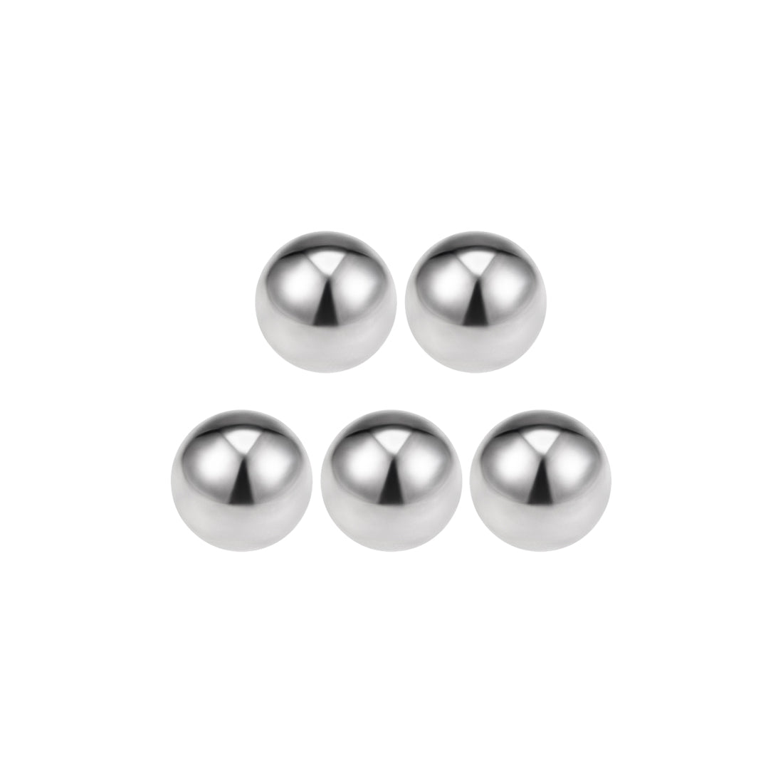 Uxcell Uxcell 1/2" Bearing Balls 304 Stainless Steel G100 Precision Balls 10pcs