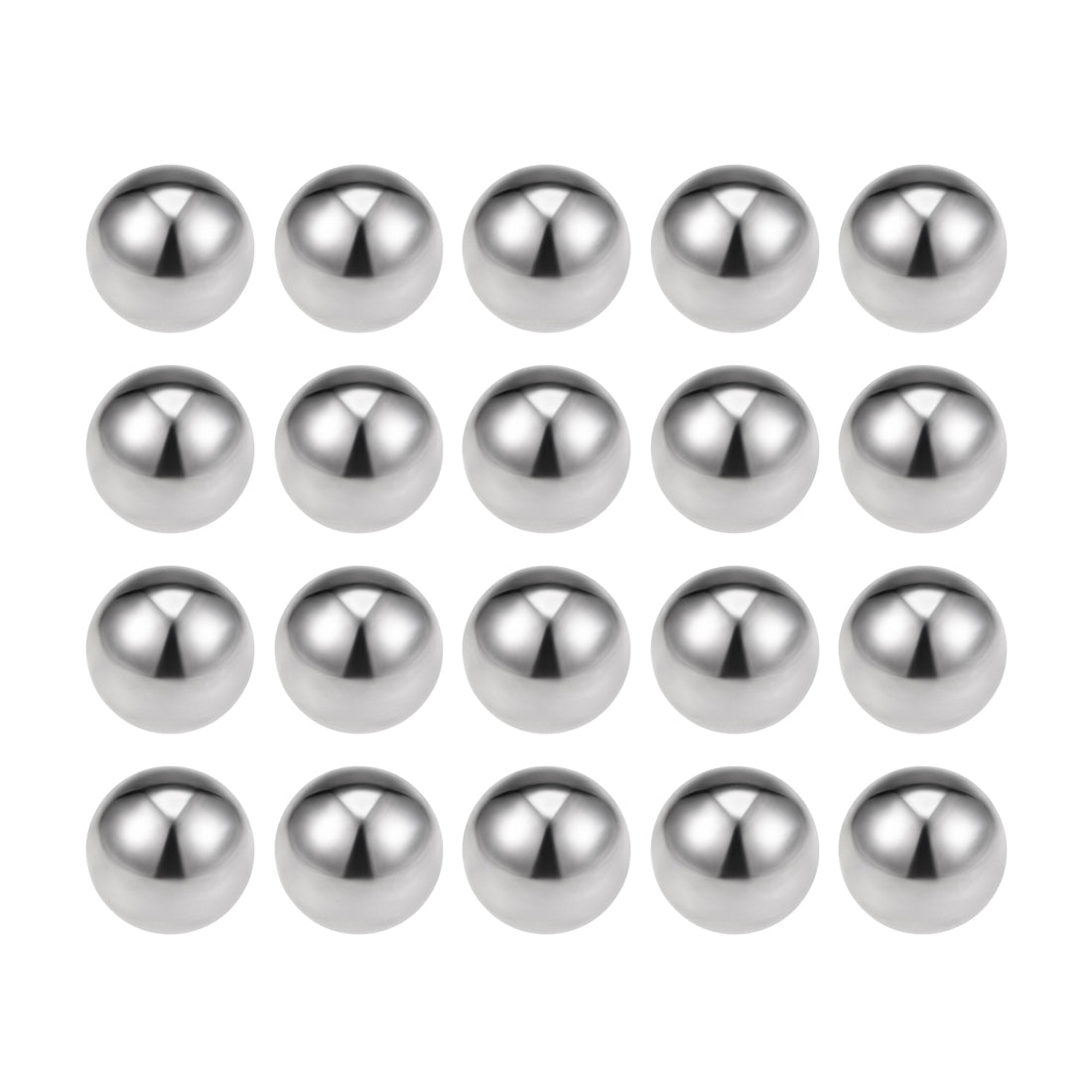 Uxcell Uxcell 1/4" Bearing Balls 304 Stainless Steel G100 Precision Balls 50pcs