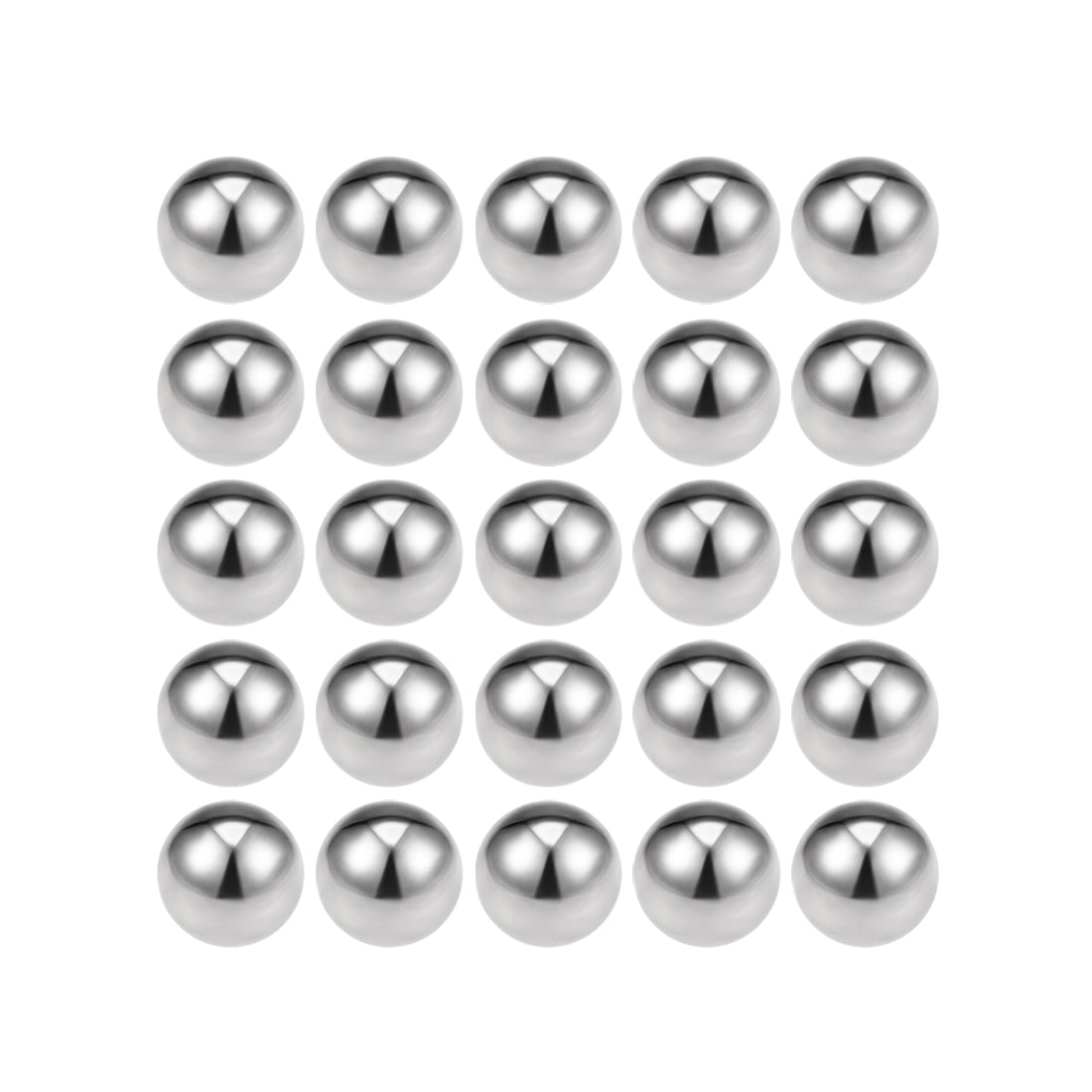Uxcell Uxcell 1/4" Bearing Balls 304 Stainless Steel G100 Precision Balls 25pcs