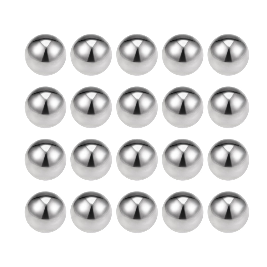 Uxcell Uxcell 1/4" Bearing Balls 304 Stainless Steel G100 Precision Balls 50pcs