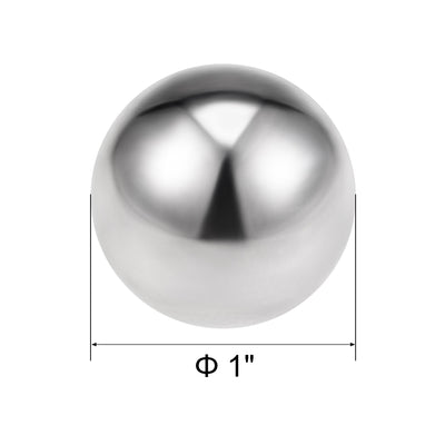 Harfington Uxcell 1" Bearing Balls 440C Stainless Steel G25 Precision Balls