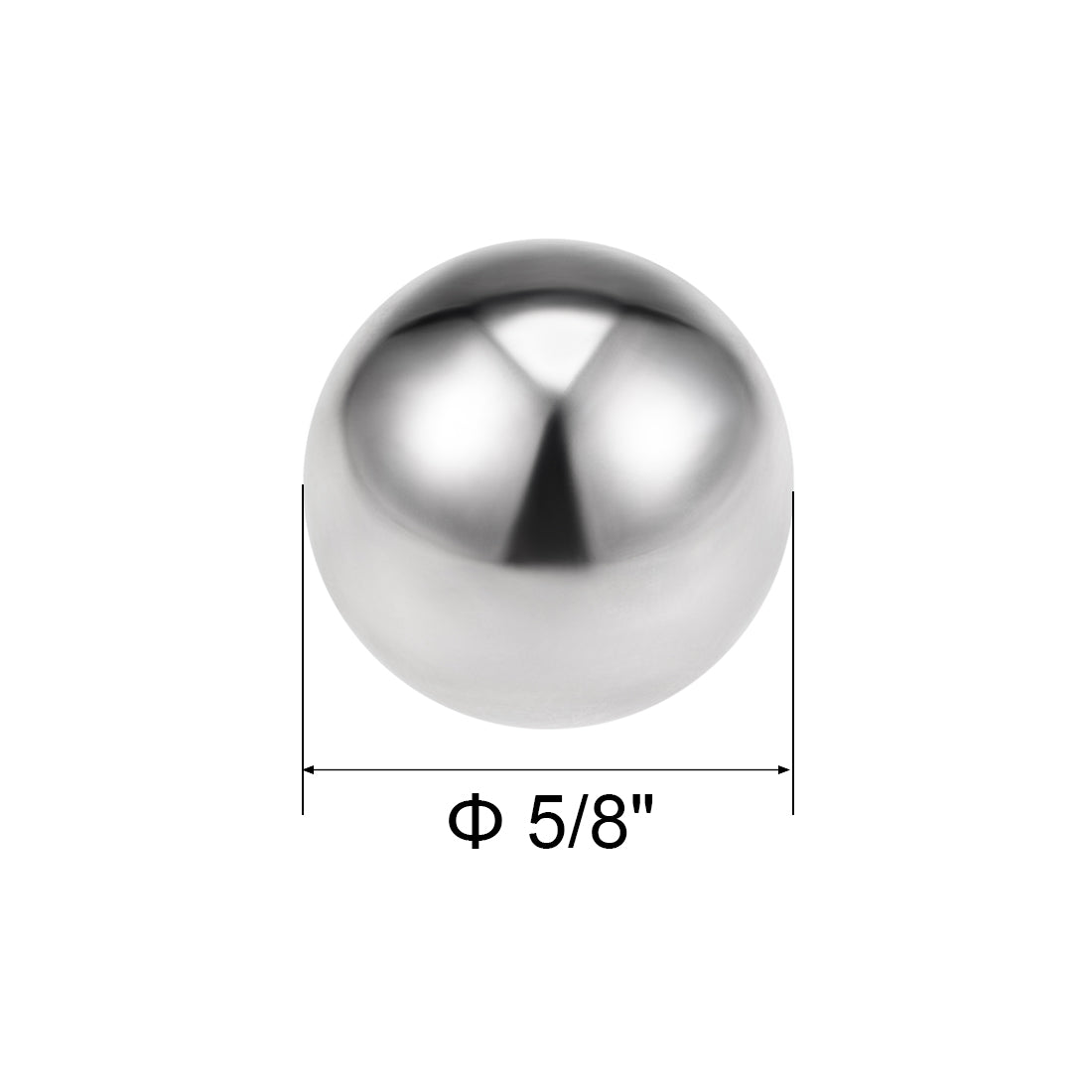 Uxcell Uxcell 3/8" Bearing Balls 440C Stainless Steel G25 Precision Balls 10pcs