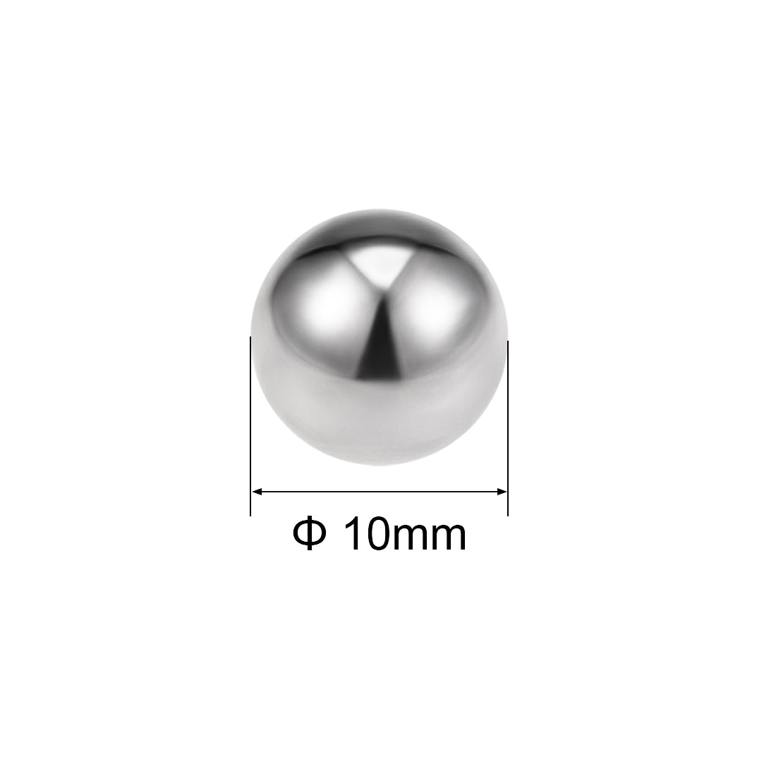 uxcell Uxcell 10mm Bearing Balls Tungsten Carbide G25 Precision Balls
