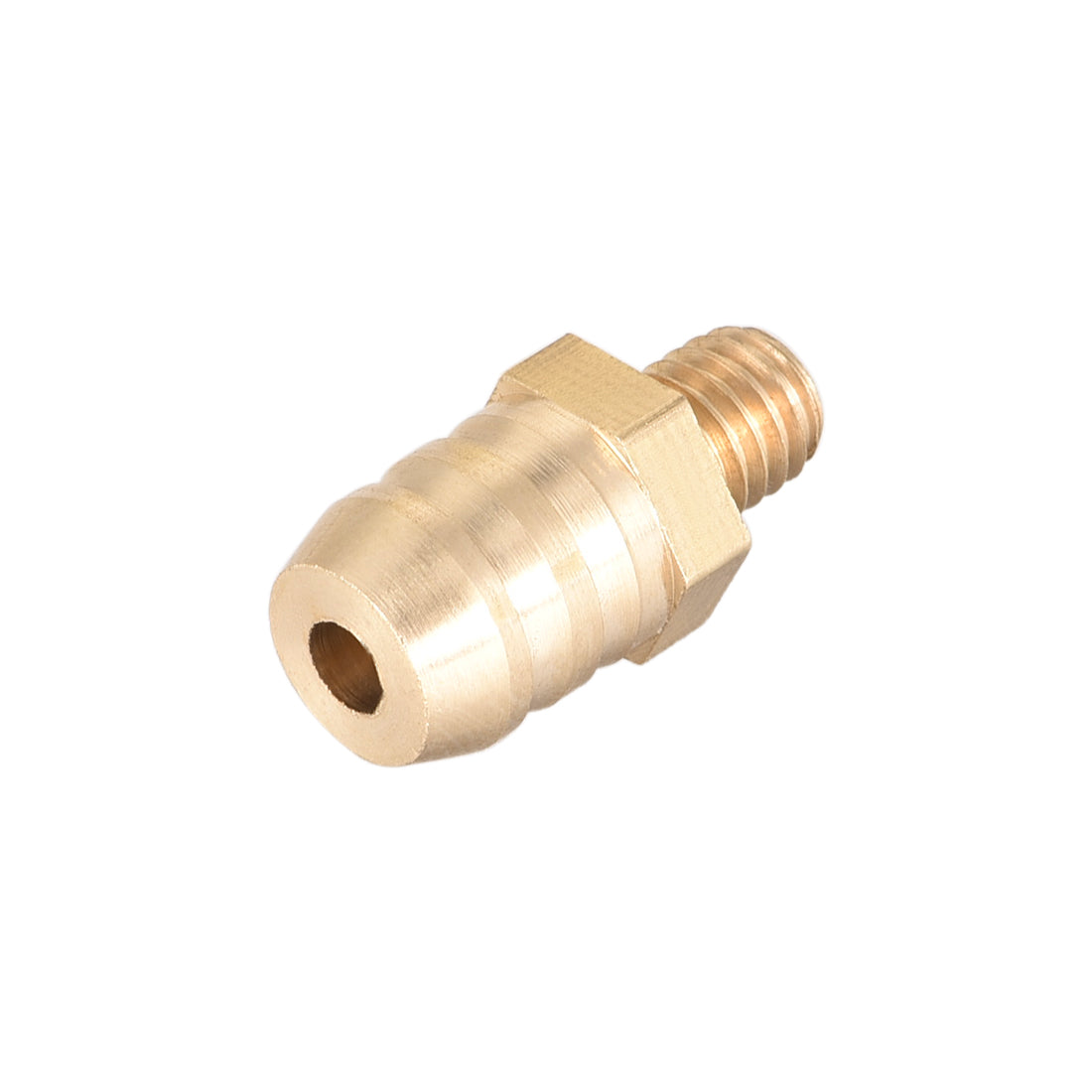 Uxcell Uxcell Brass Fitting Connector Metric M10-1.5 Male to Barb Fit Hose ID 10mm 4pcs