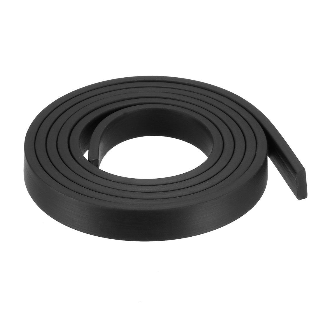 uxcell Uxcell Solid Rectangle Rubber Seal Strip 10mm Wide 3mm Thick, 1 Meter Long Black