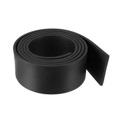 Harfington Uxcell Solid Rectangle Rubber Seal Strip 35mm Wide 3mm Thick, 1 Meter Long Black