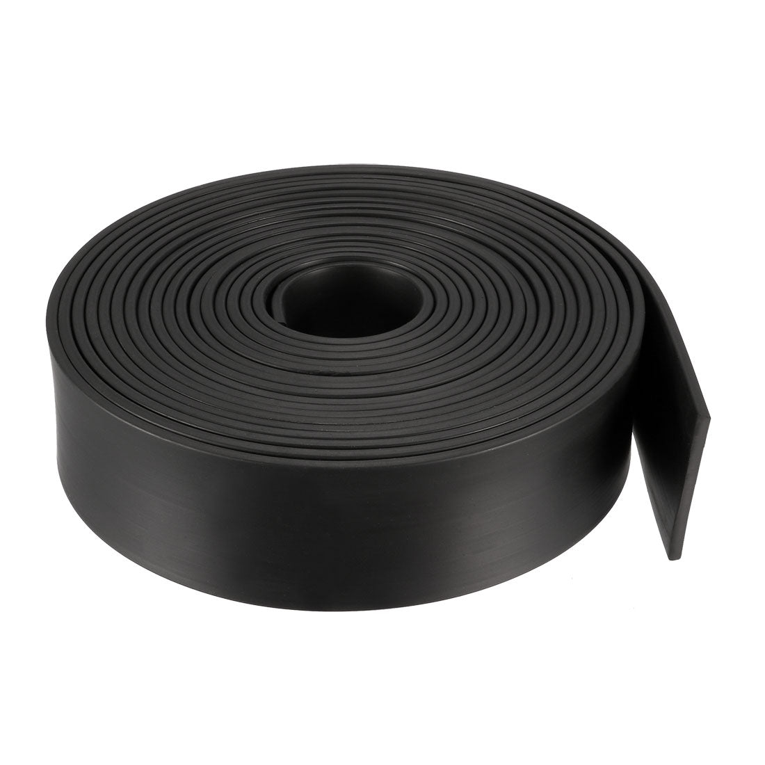 uxcell Uxcell Solid Rectangle Rubber Seal Strip 40mm Wide 3mm Thick, 5 Meters Long Black