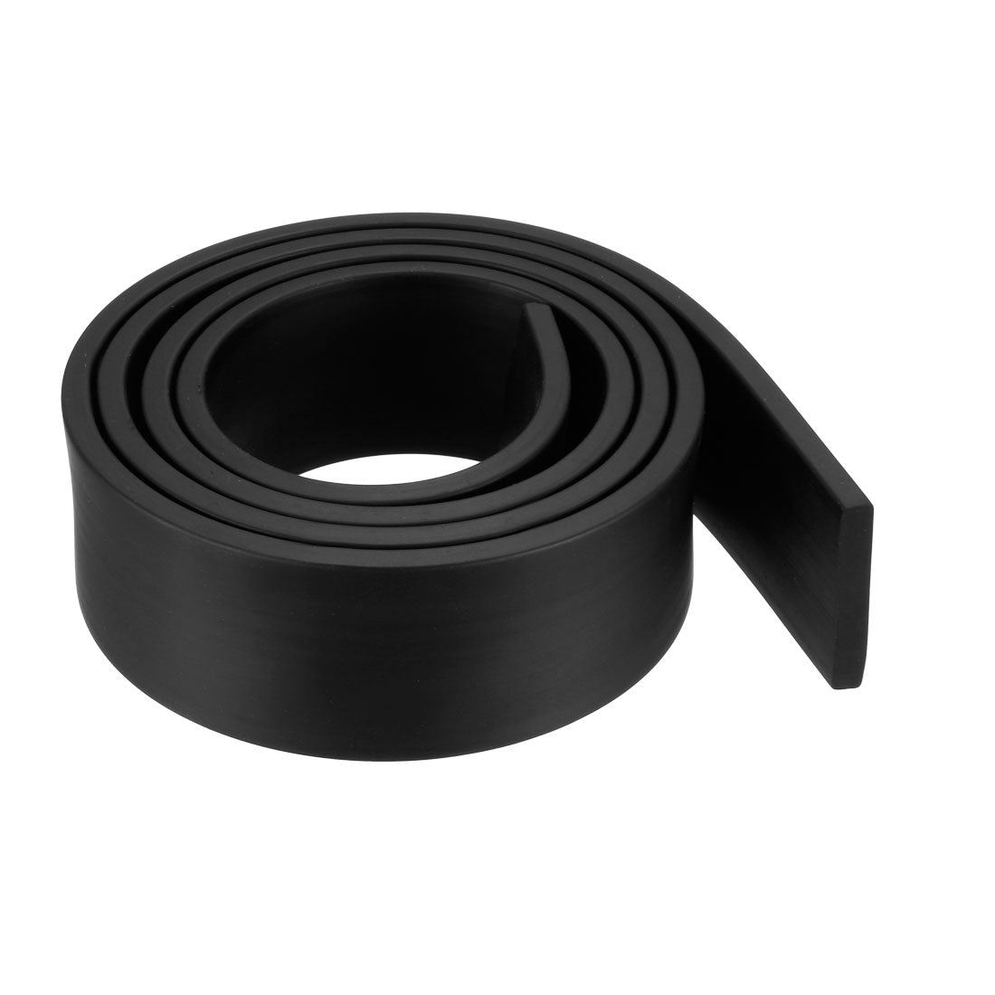 uxcell Uxcell Solid Rectangle Rubber Seal Strip 35mm Wide 5mm Thick, 1 Meter Long Black