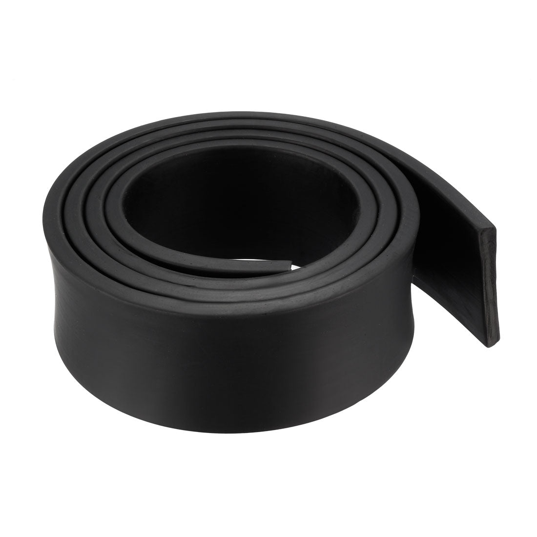 uxcell Uxcell Solid Rectangle Rubber Seal Strip 40mm Wide 5mm Thick, 1 Meter Long Black