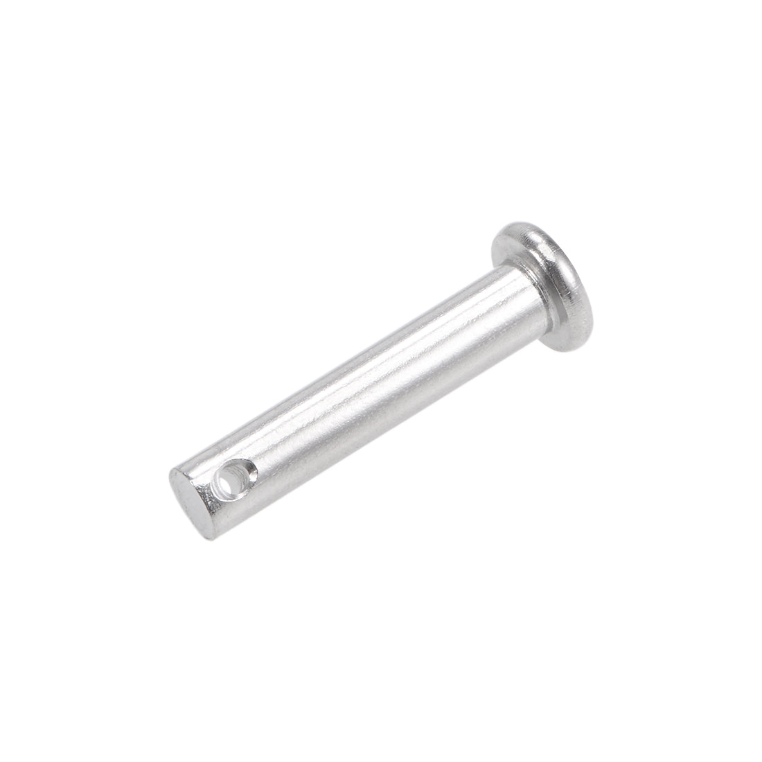 thumbnail image 2 of Uxcell Single Hole Clevis Pins - 8 X 50 Flat Head 304 Stainless Steel Link Hinge Pin 10Pcs 2 of 11