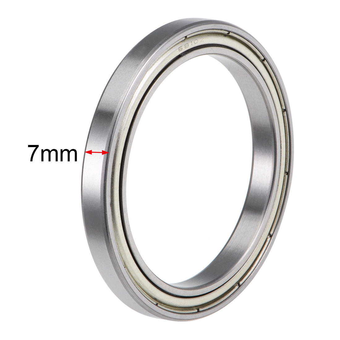uxcell Uxcell Deep Groove Ball Bearings Thin Section Double Shielded Chrome Steel