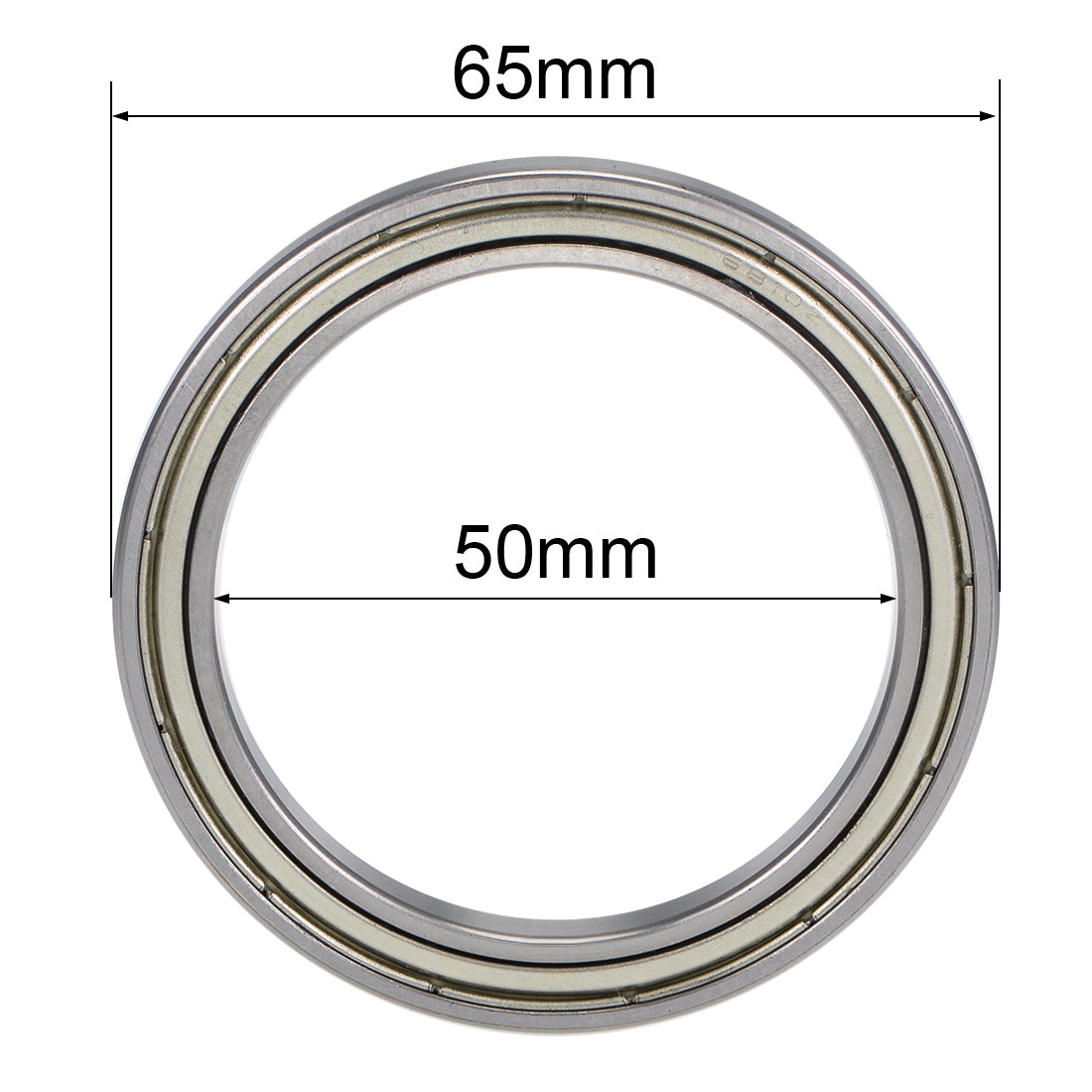 uxcell Uxcell Deep Groove Ball Bearings Thin Section Double Shielded Chrome Steel
