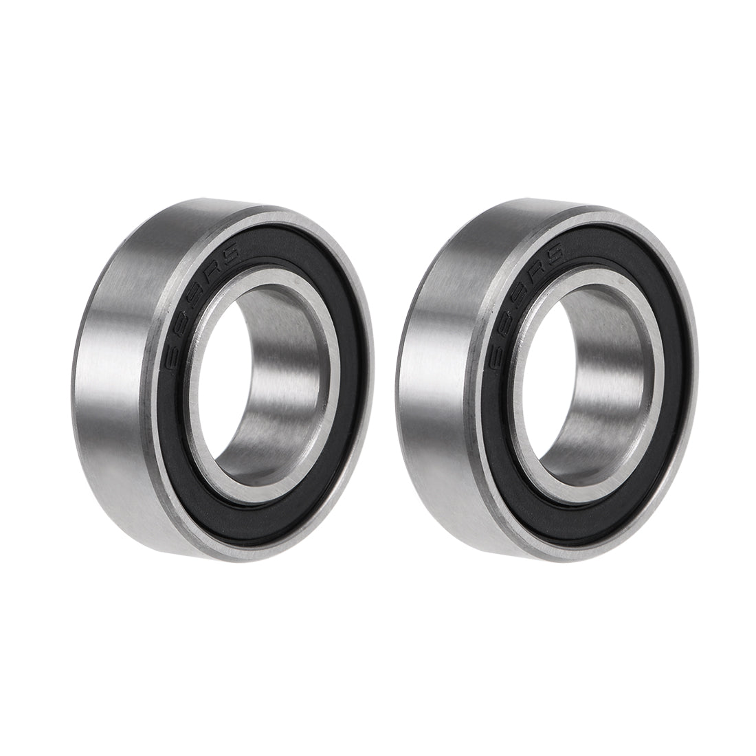 uxcell Uxcell Deep Groove Ball Bearings Z2 Double Sealed Chrome Steel Roller