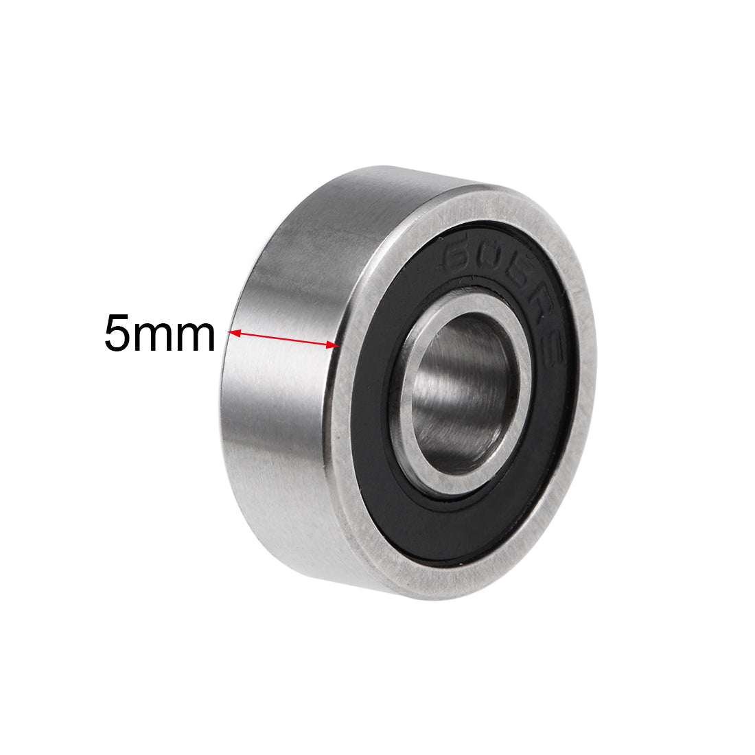 uxcell Uxcell Deep Groove Ball Bearings Z2 Double Sealed Chrome Steel Roller