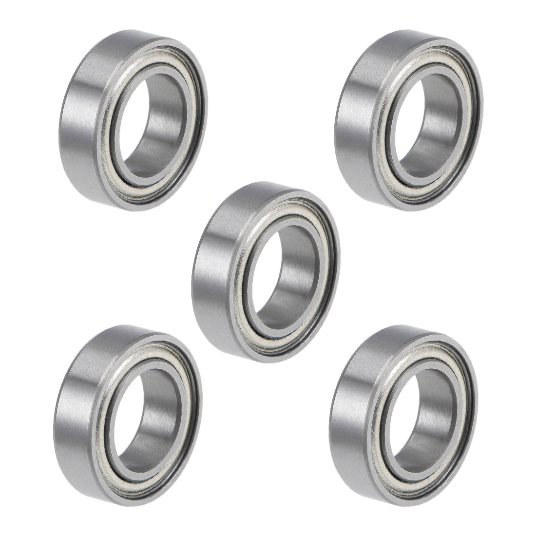 Uxcell MR148ZZ Ball Bearings Z2 8x14x4mm Double Shielded Chrome Steel ...