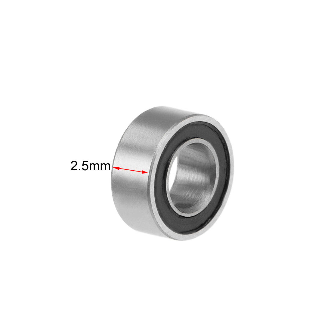 uxcell Uxcell Deep Groove Ball Bearings Metric Double Sealed Chrome Steel P0 Z2 Bearing