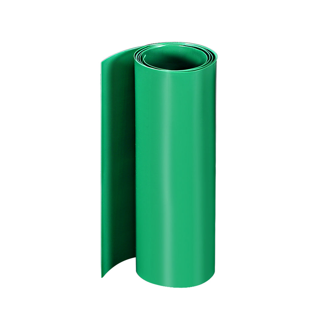 Uxcell Uxcell PVC Heat Shrink Tube 160mm Flat Width Wrap for Dual Layer 1 Meter Green