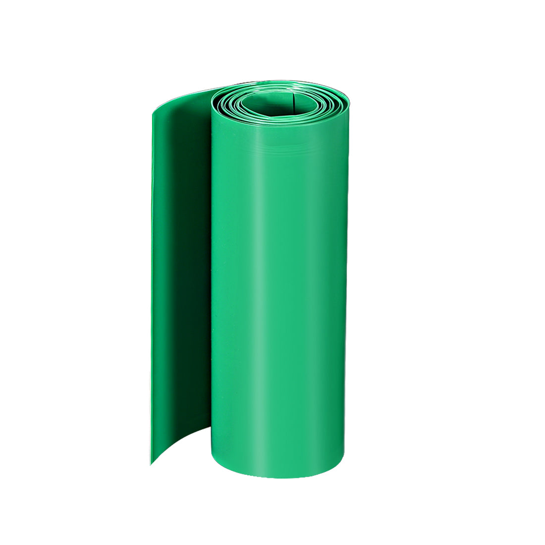 Uxcell Uxcell PVC Heat Shrink Tube 160mm Flat Width Wrap for Dual Layer 1 Meter Green