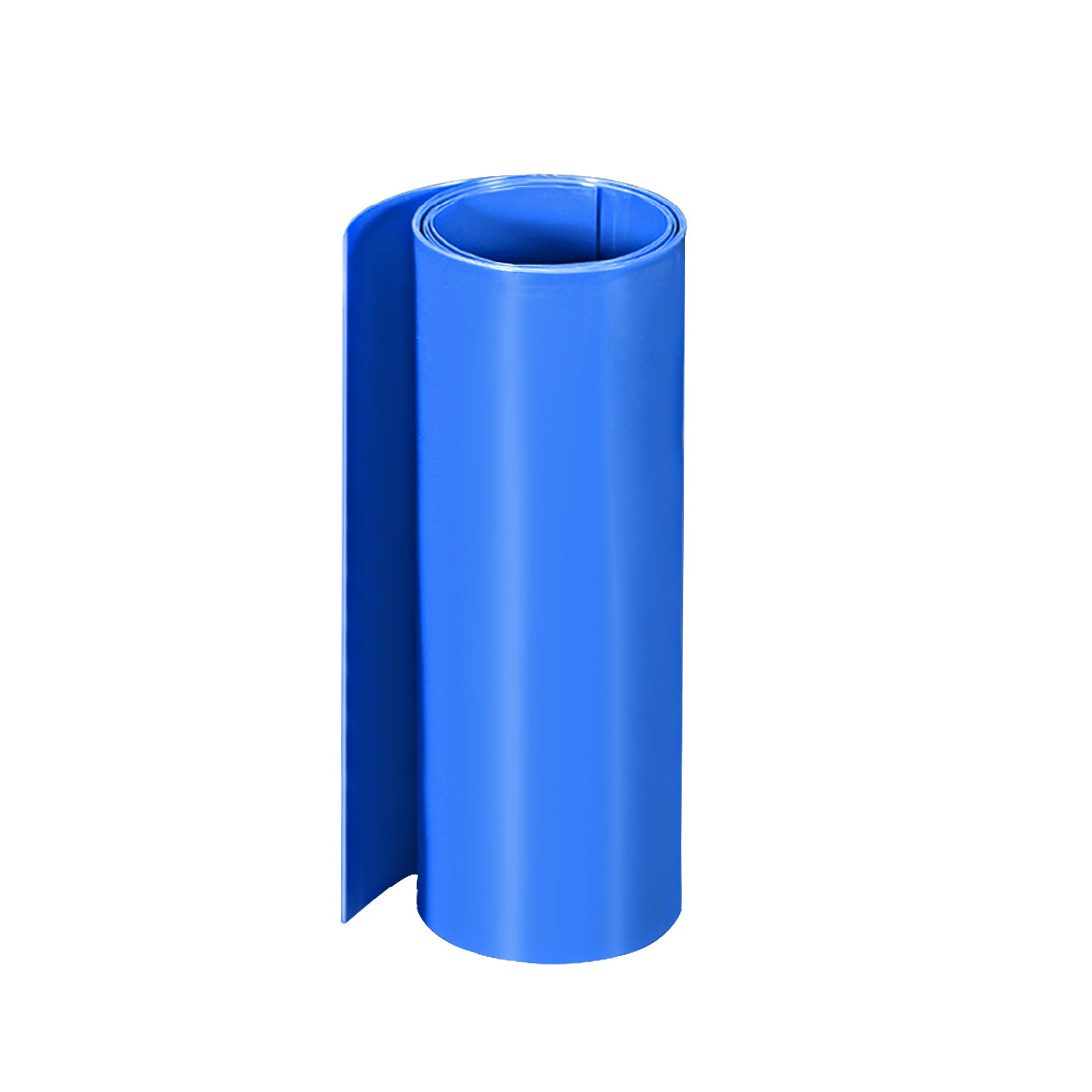 Uxcell Uxcell PVC Heat Shrink Tube 170mm Flat Width Wrap for Dual Layer 18650 2 Meter Blue