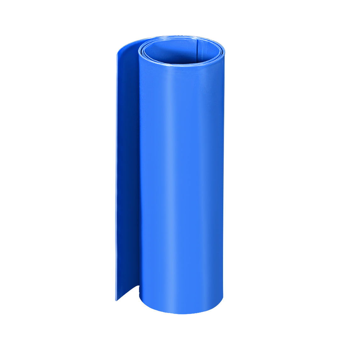 Uxcell Uxcell PVC Heat Shrink Tube 220mm Flat Width Wrap for Dual Layer 18650 1 Meter Blue
