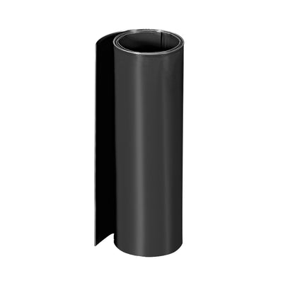 Harfington Uxcell PVC Heat Shrink Tube 235mm Flat Width Wrap for Dual Layer 18650 1 Meter Black