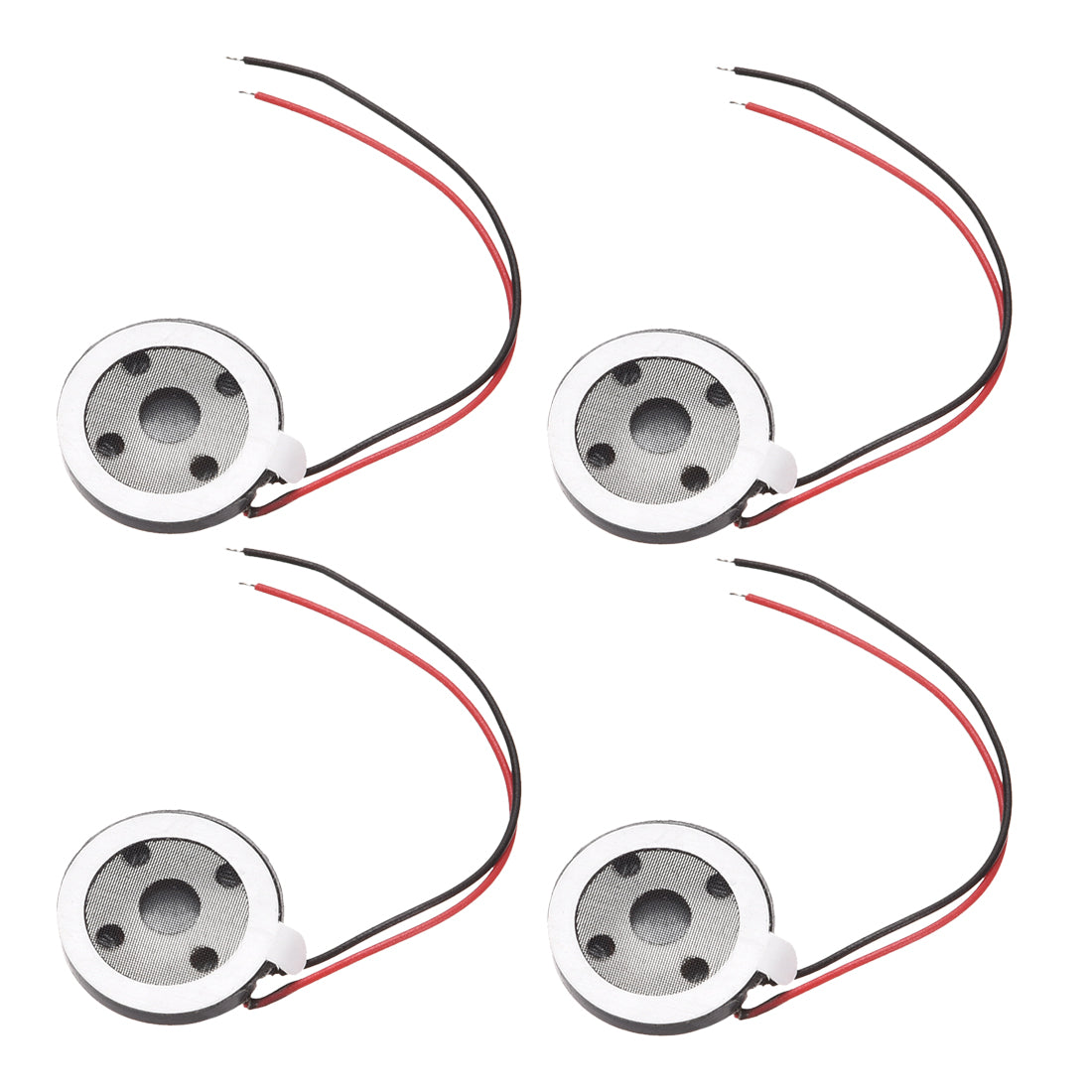 uxcell Uxcell 1W 8 Ohm Mini DIY Magnetic Speaker Replacement Loudspeaker 15mm for Mobile 4pcs