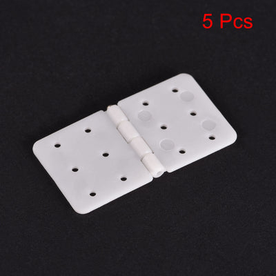 Harfington Uxcell 5pcs Nylon Hinges 36x20mm for Remote Control RC Airplanes Parts Model Replacement
