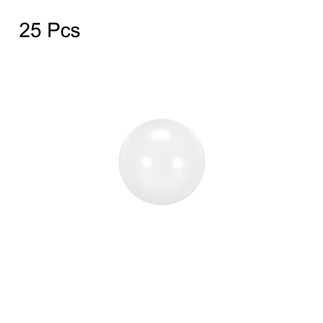uxcell Uxcell 2.5mm Ceramic Bearing Balls, ZrO2 Zirconium Oxide Ball G5 Precision 25pcs