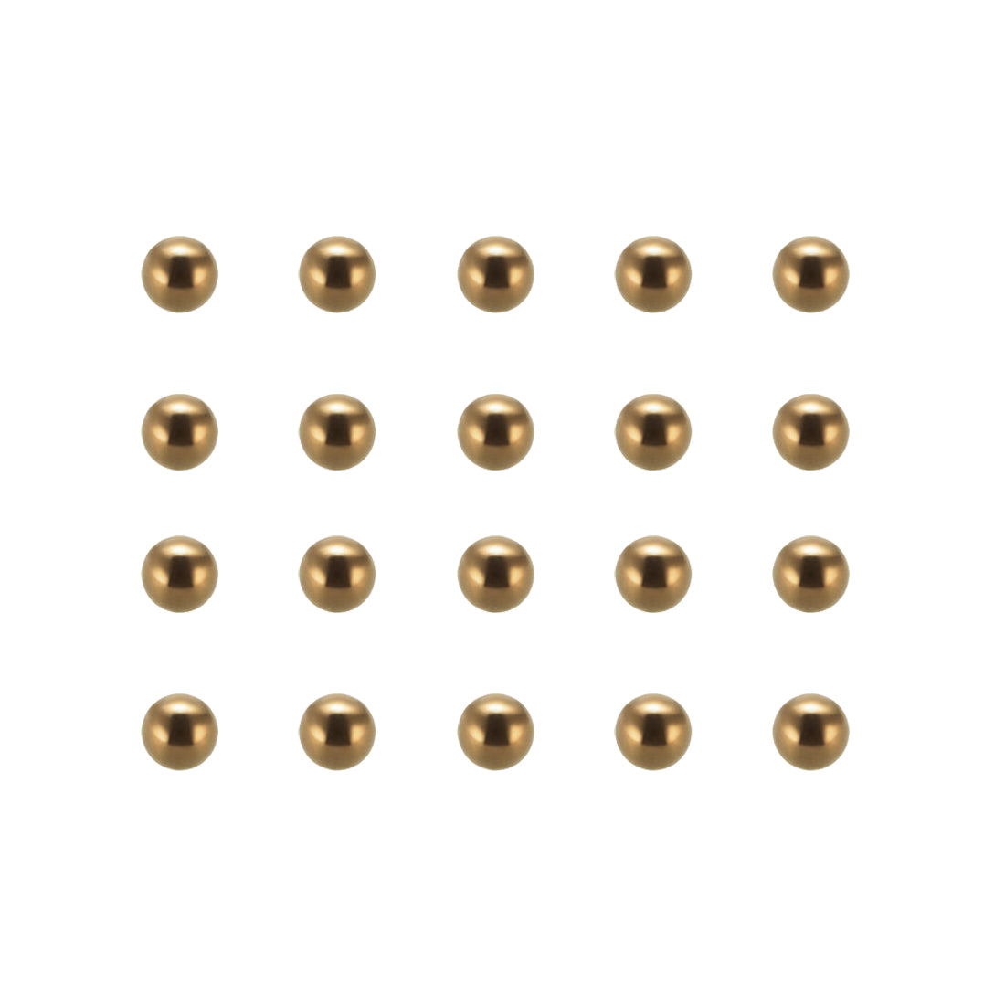 Uxcell Uxcell 2mm Precision Solid Brass Bearing Balls 100pcs